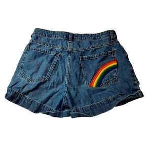 Women's Forever 21 Size 30 Rainbow Pride Jean Shorts